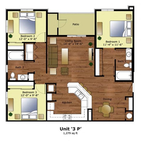 6444 Eden Garden Drive 1-3 Beds Apartment for Rent - Photo Gallery 14